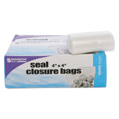 Stout by Envision Seal Closure Bags， 2 mil， 4