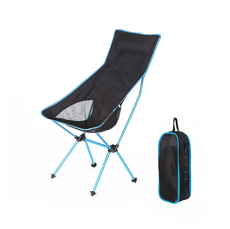 High quality Lightweight portable chair for camping hiking and tenting 7075 aluminium and oxford cloth