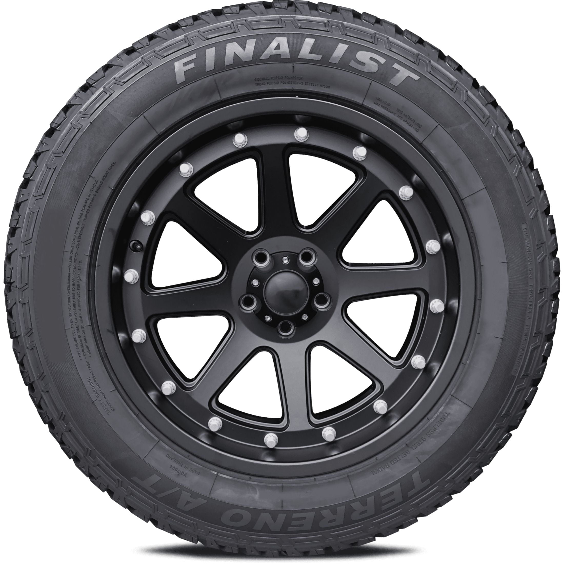 Finalist Terreno A/T 265/70R16 112T SUV Light Truck All Season All Terrain Tire 265/70/16 (Tire Only)