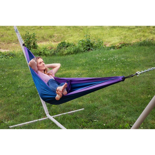 Makena Camping Hammock Blue purple Sol Living