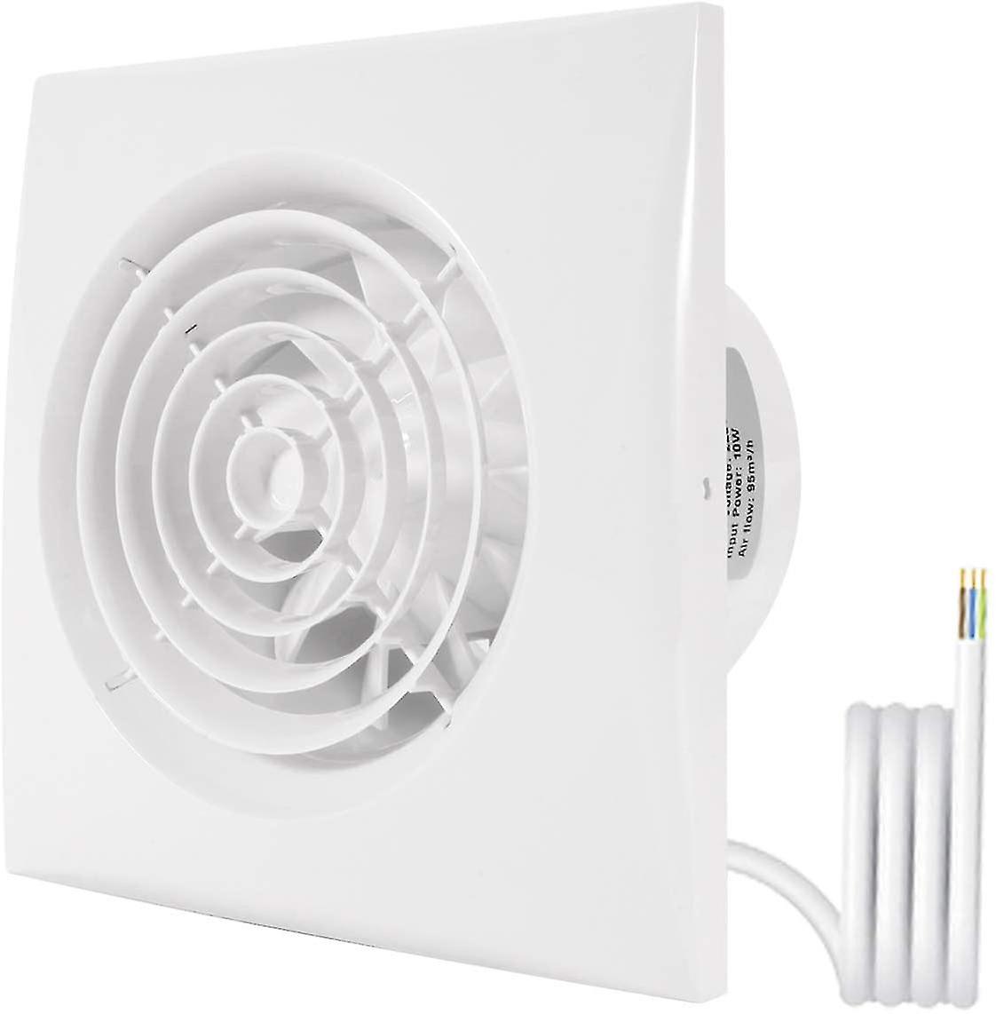 100mm Bathroom Air Extractor Fan - Ceiling Wall Ducting Ventilatorsuitable For Bathroom Exhaust