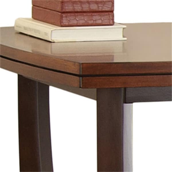 Brown Solid Wood End Table