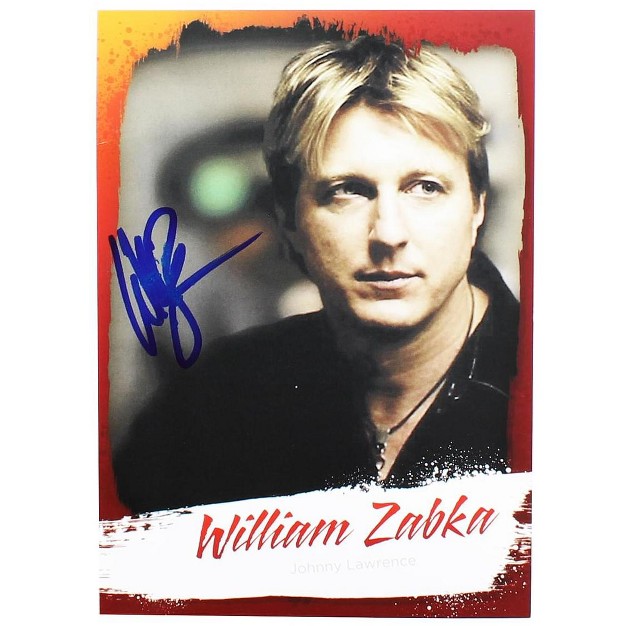 X 7 quot William quot johnny Lawrence quot Zabka Autographed Print