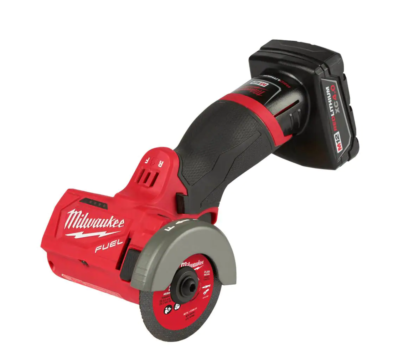 Milwaukee 2522-21XC-48-11-2460 M12 FUEL 12-Volt 3 in. Lithium-Ion Brushless Cordless Cut Off Saw Kit with 6.0Ah Battery