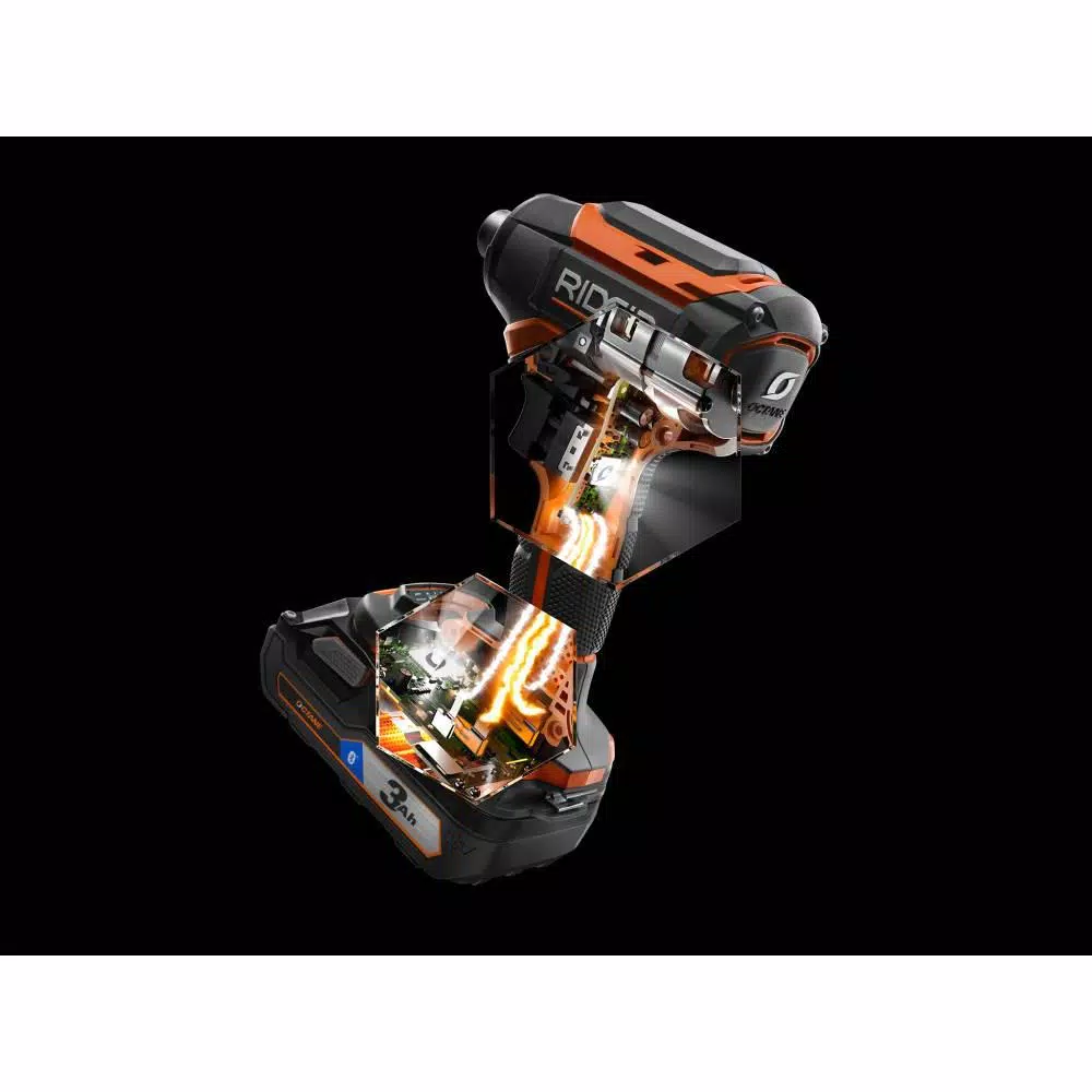 RIDGID 18-Volt OCTANE Brushless Cordless 6-Mode 1/4 in. Impact Driver (Tool Only) and#8211; XDC Depot