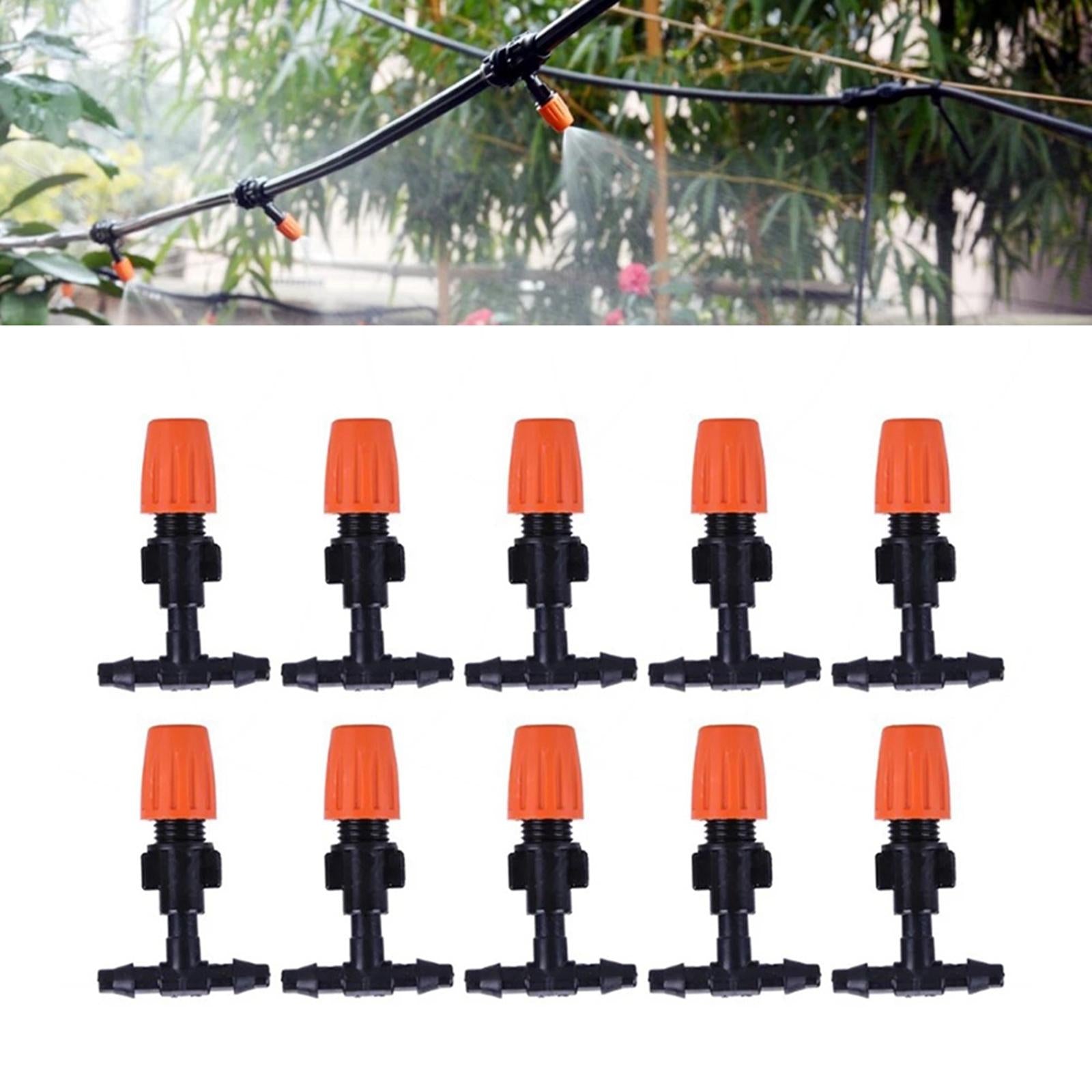 Irrigation Mister Heads Irrigation Misting Drip Nozzle for Greenhouse Sprinkler 10Pcs