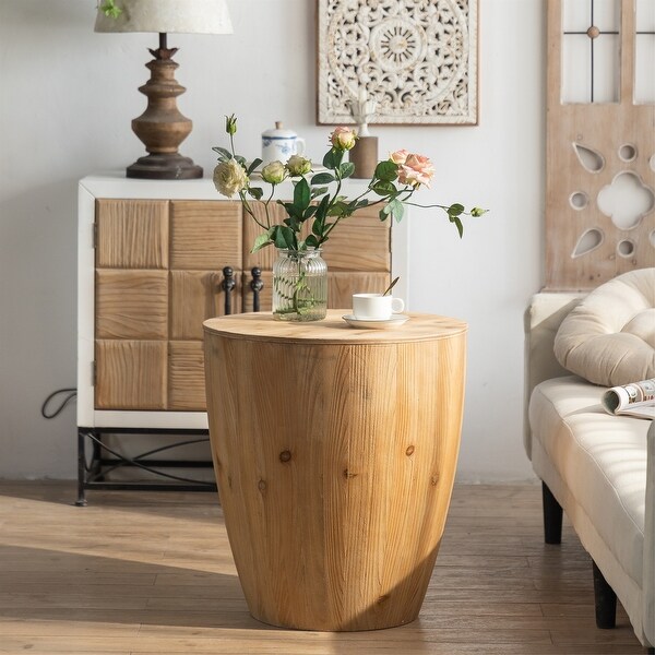 Vintage Bucket Shaped Coffee Table