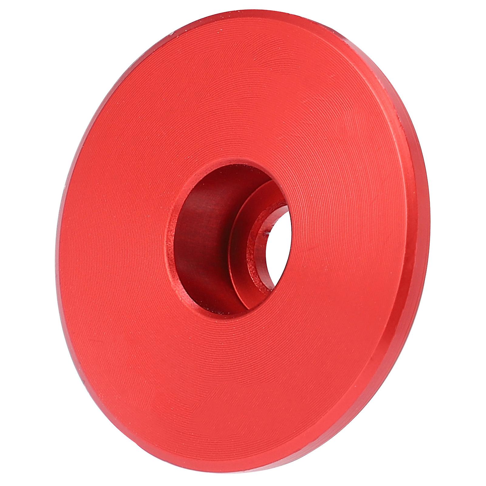 Bike Headset Stem Top Cap Expander Stem Steerer Plug Cover Bolt Road Bicycle Fork Partsplug Cover Red