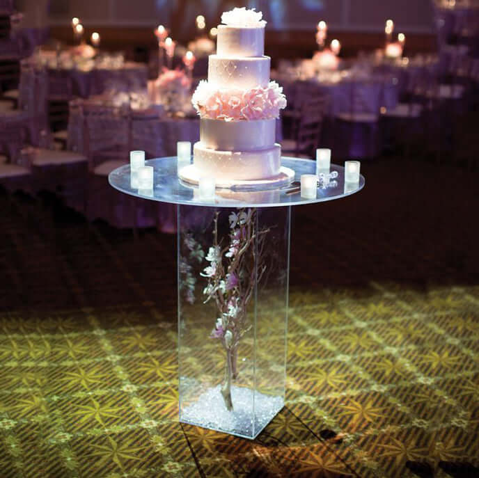 Set of 5 Clear Acrylic Pedestal Risers, Transparent Display Boxes with Interchangeable Lid and Base 12