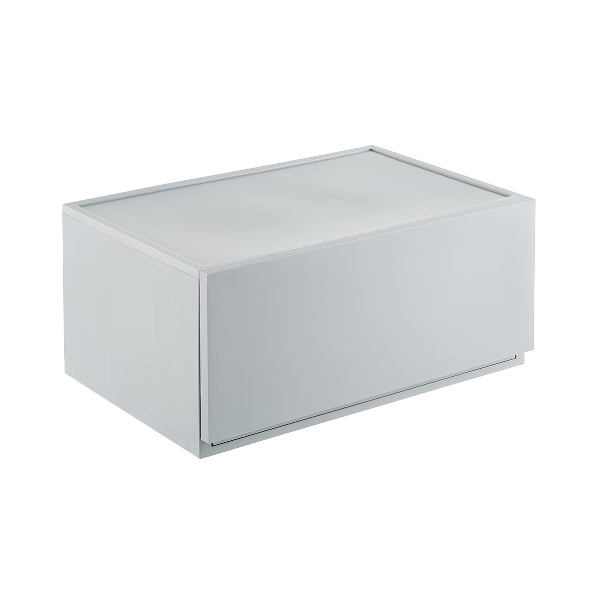 Grey Opaque Modular Stackable Drawers