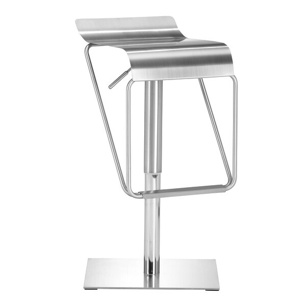 Dazzer Barstool Silver - Silver， Chrome - 16.5