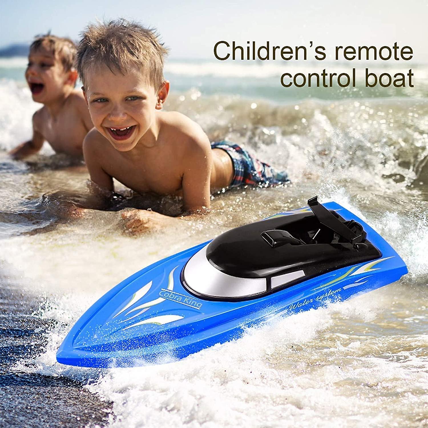 2 In 1 Remote Control Boat With Crocodile Shell， 2.4ghz Remote Controlled Boat For Pools， Kid's Pool Boat With Rechargeable Battery， Pool Toy Lake Toy