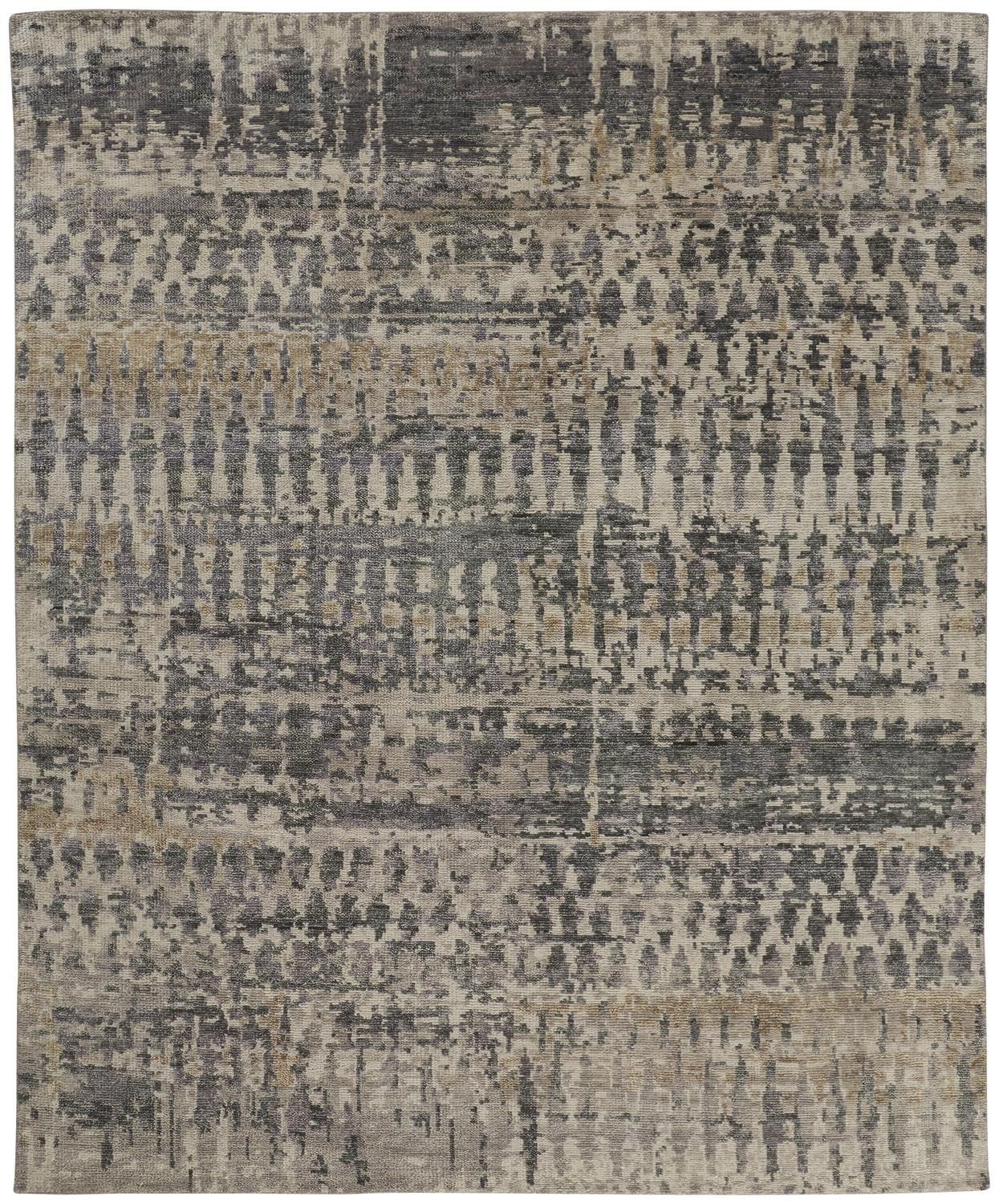 Scottsdale Hand Knotted Gray and Beige Rug by BD Fine