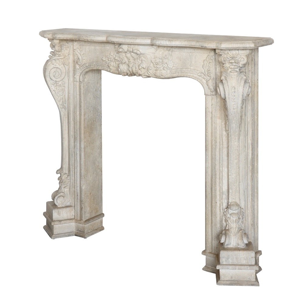 Decorative Wood Fireplace Mantel Ornate