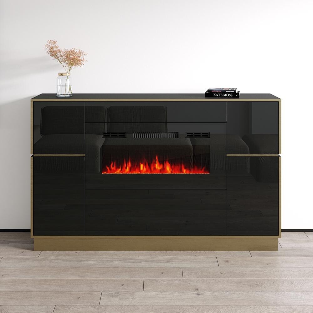 Odessa BL EF Fireplace Sideboard