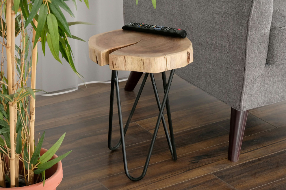 Colton Rustic Side Table   Rustic   Side Tables And End Tables   by Timeout PRO  Houzz