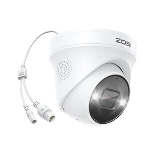 ZOSI Wired 5MP 3K POE Standalone or Add-On Outdoor IP Smart Home Security Camera Surveillance System SD CardCloudNVR IPC-2255Y-W-A2