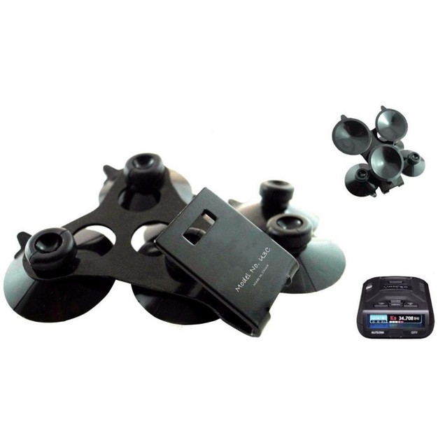 Noa Store R1 R3 Windshield Mount Bracket 6 Black Suction Cups Compatible With Uniden Radar Detectors