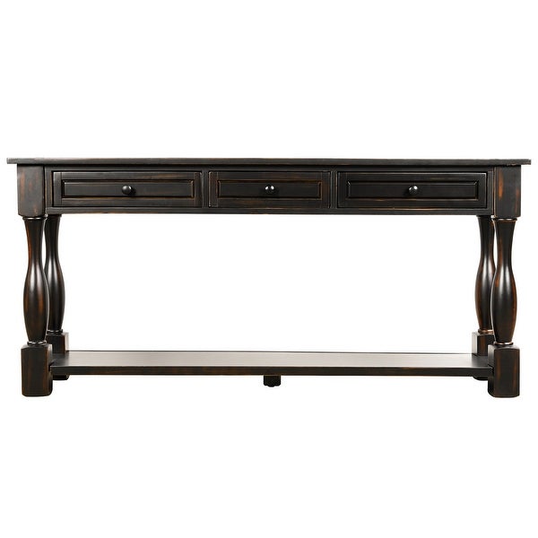 Classic Solid Wood Console Table 64