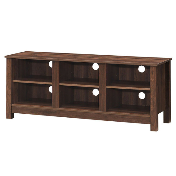 Costway 41937586 60 Inch  Entertainment TV Stand C...