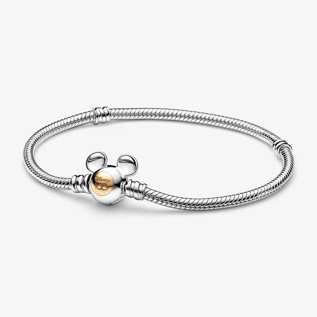 PANDORA  Disney 100th Anniversary Moments Snake Chain Bracelet