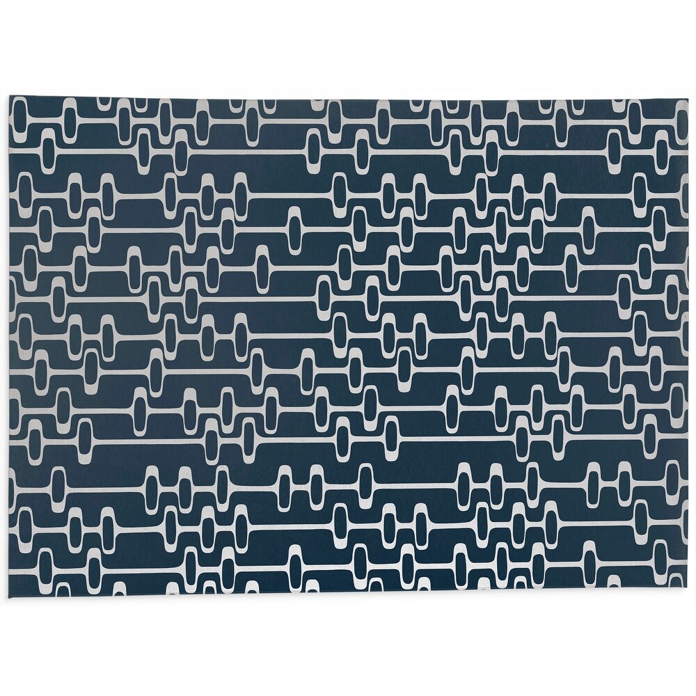 ABACUS NAVY Kitchen Mat By Kavka Designs