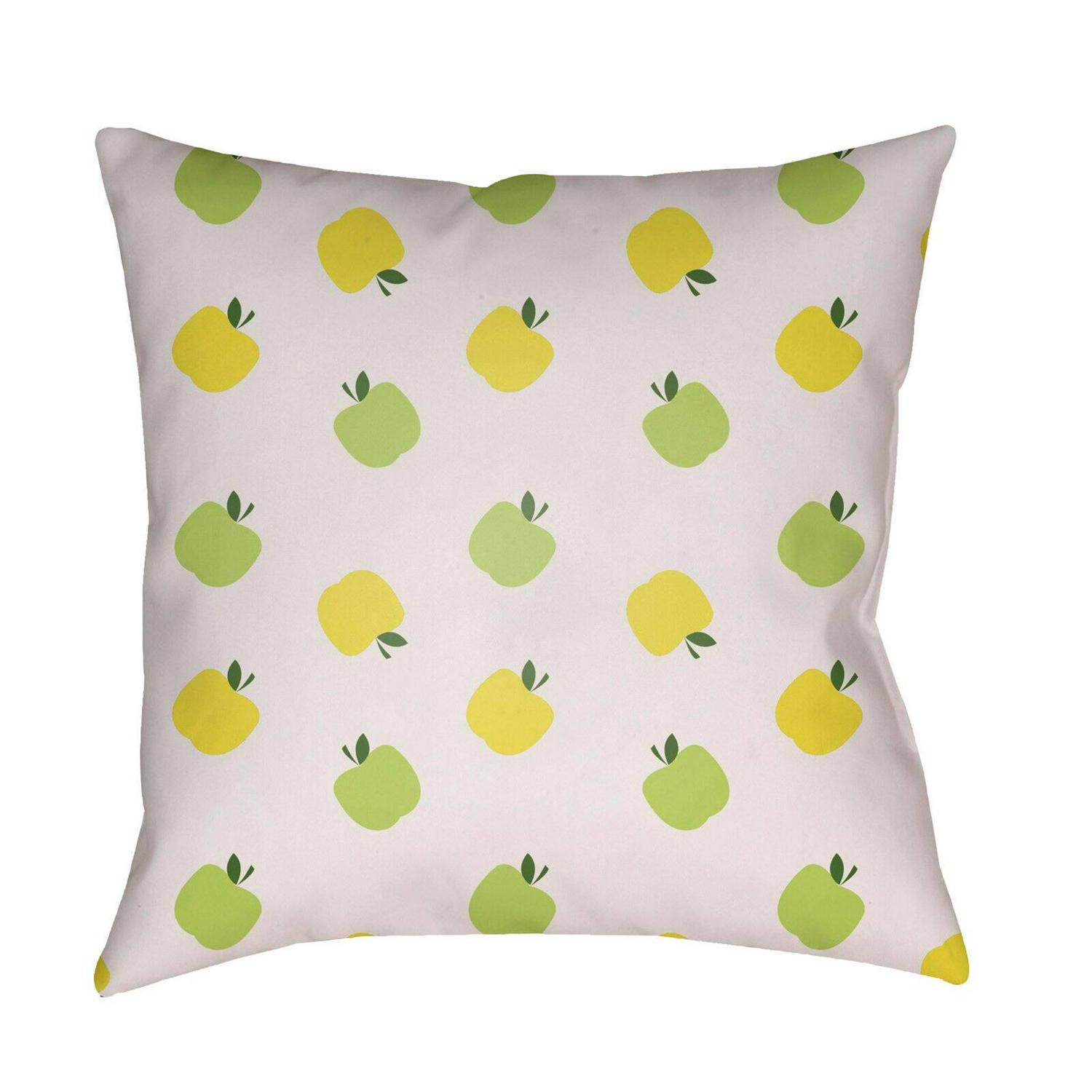 Surya Raining Apples Outdoor Pillow  Crowdfused