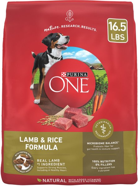 Purina ONE Natural SmartBlend Lamb and Rice Formula Dry Dog Food