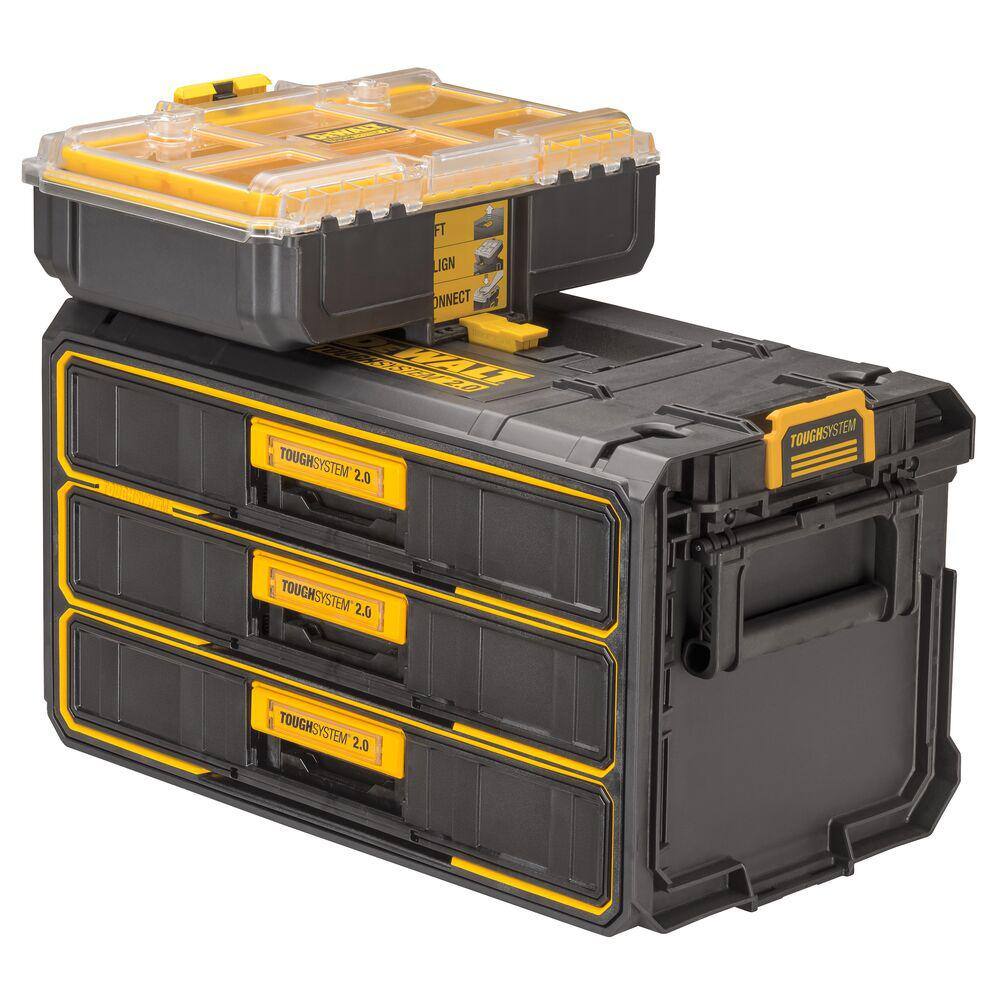 DW Toughsystem 2.0 12.3 in. W Tool Box 3-Drawer DWST08330