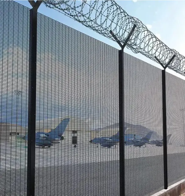 Factory Supply High Security 358 Welded Panel Anti Climb Wire Mesh Security Fence for Airport