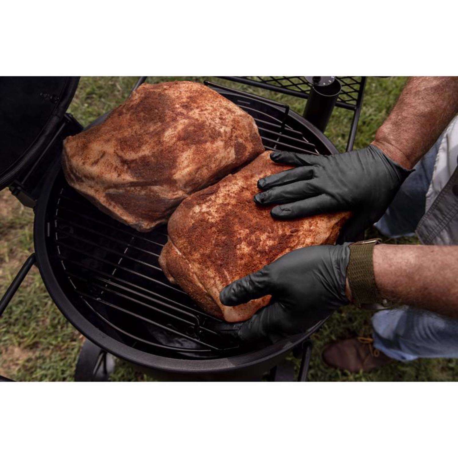 Oklahoma Joes Nitrile Grilling Glove 9.5 in. W 50 pc