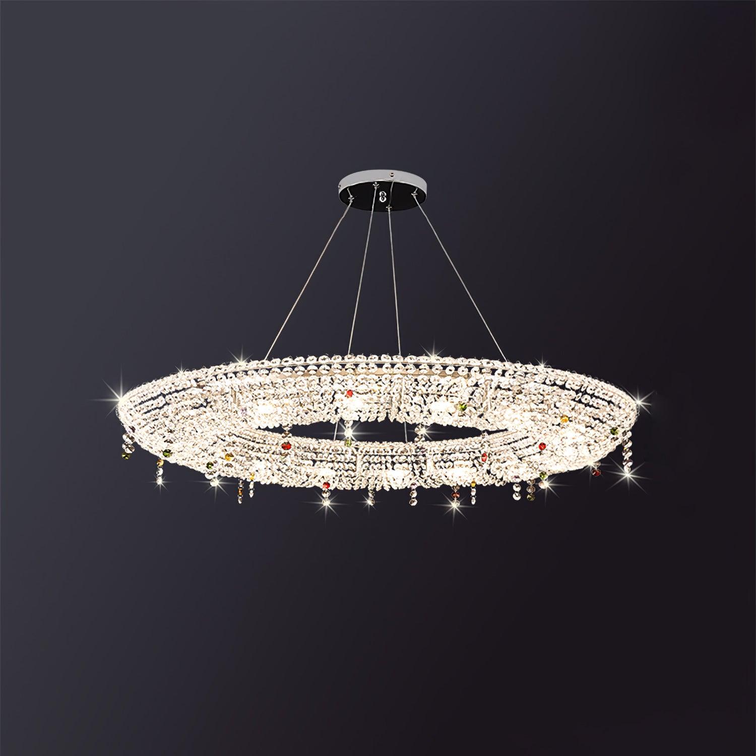 Modern Round Crystal Chandelier