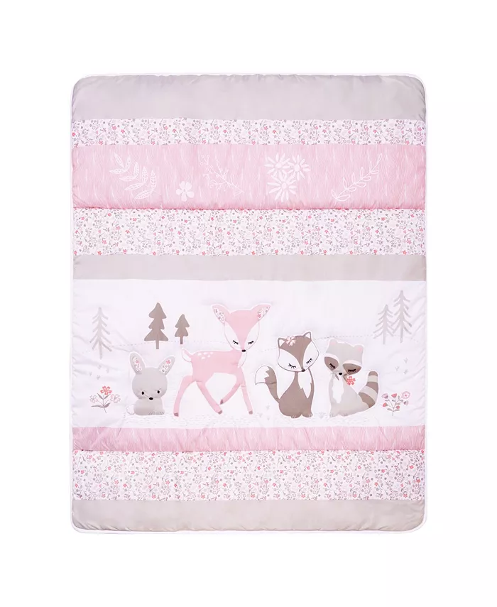 Trend Lab Sammy and Lou Sweet Forest Friends 4 Piece Crib Bedding Set