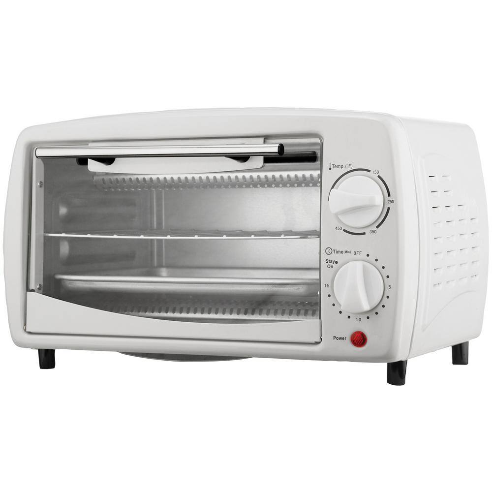 Brentwood Appliances 4-Slice White Toaster Oven TS-345W