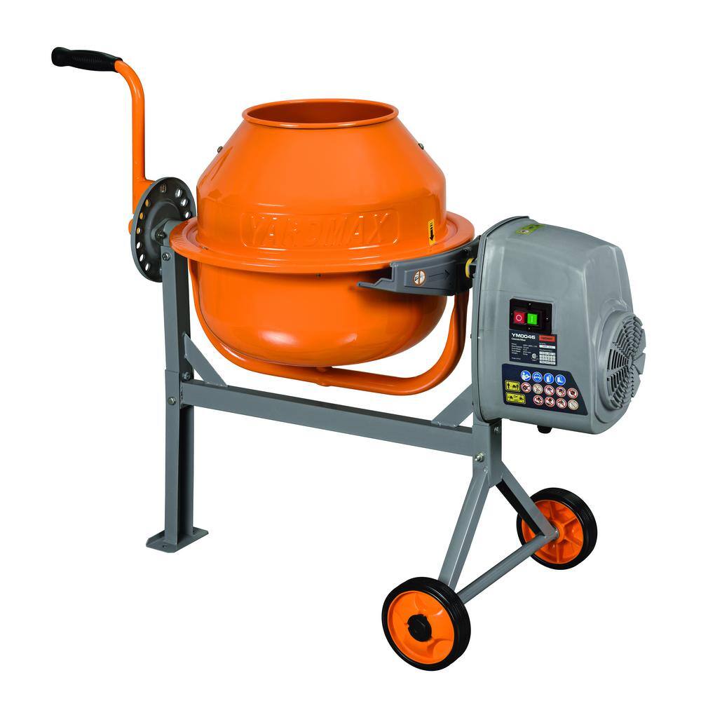 YARDMAX 1.6 cu. ft. Concrete Mixer YM0046