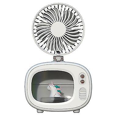 Portable Tv Shape Humidifiers， Usb Cool Mist Humidifier Air Conditioners With Fan