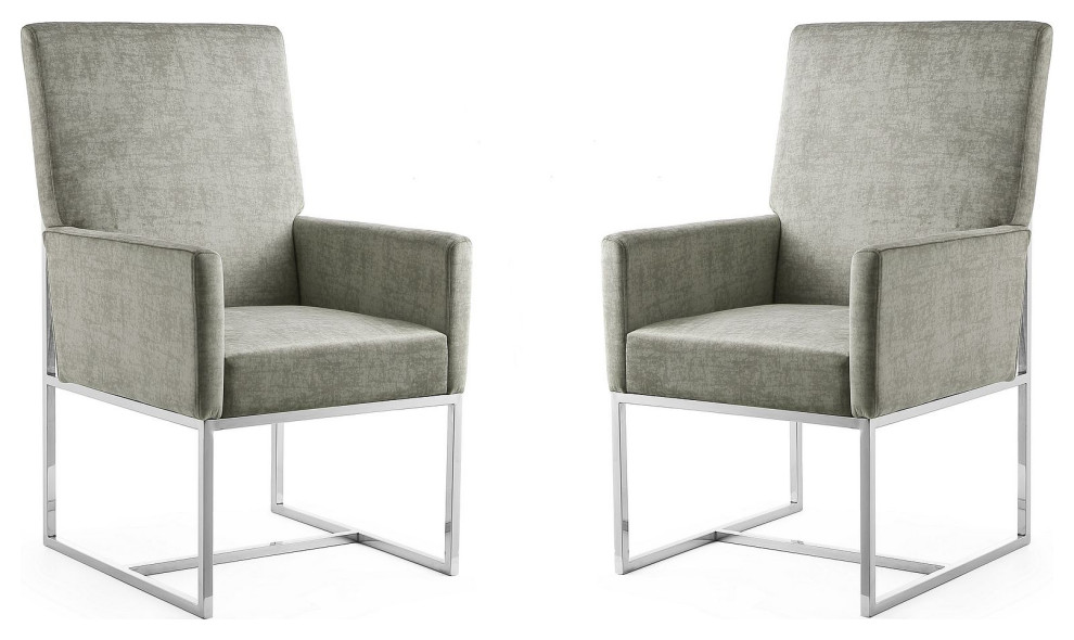 Element Dining Armchair in Blue (Set of 2)   Contemporary   Dining Chairs   by Kolibri Decor  Houzz