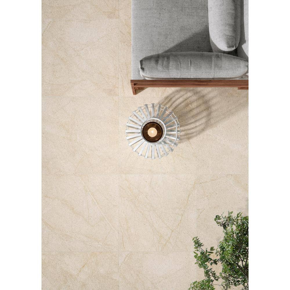 MSI Skye Blonde 24 in. x 24 in. Matte Porcelain Stone Look Floor and Wall Tile (16 sq. ft.Case) NSKYBLO2424