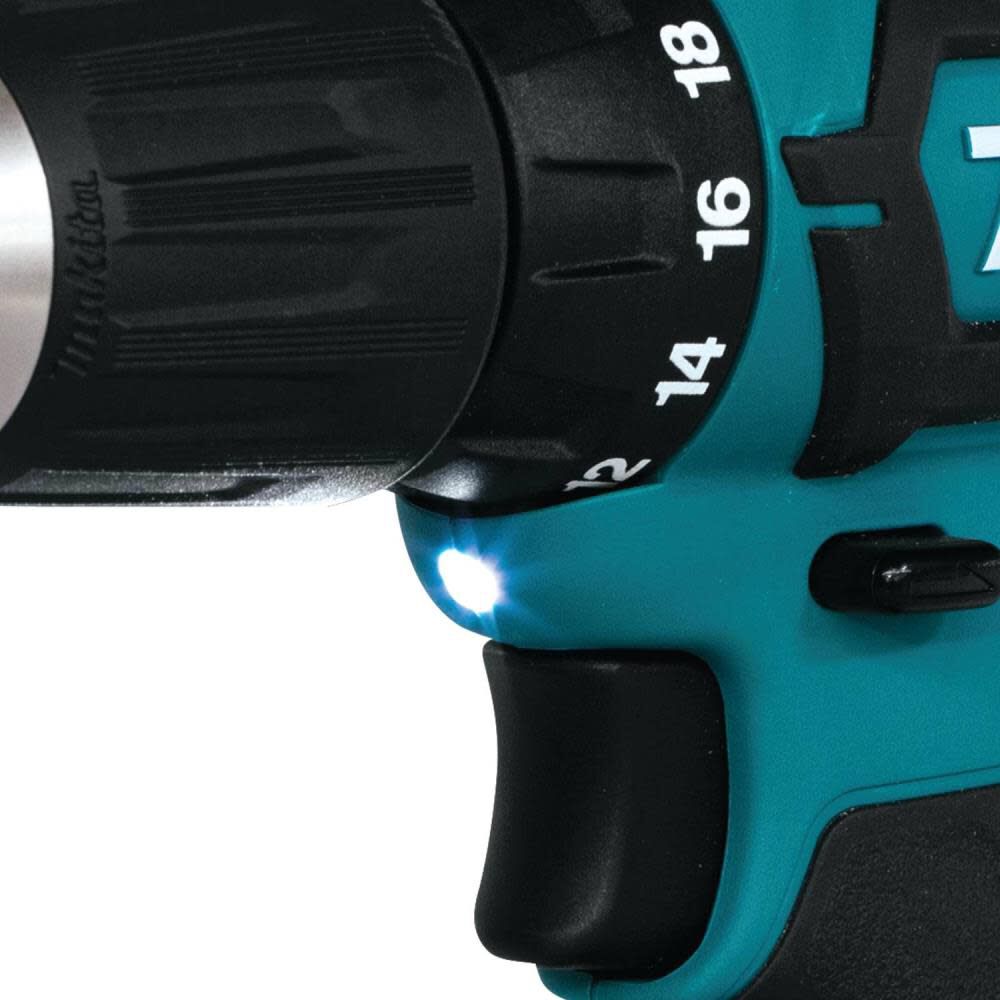 Makita 12 Volt Max CXT Lithium-Ion 3/8 In. Cordless Driver Drill Kit FD05R1 from Makita