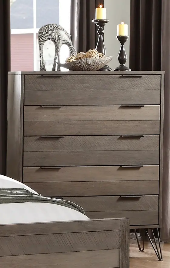 Urbanite Gray Chest of Drawers