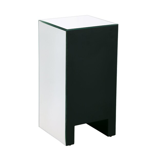 Mirrored Side Table End Table Nightstand with Drawers