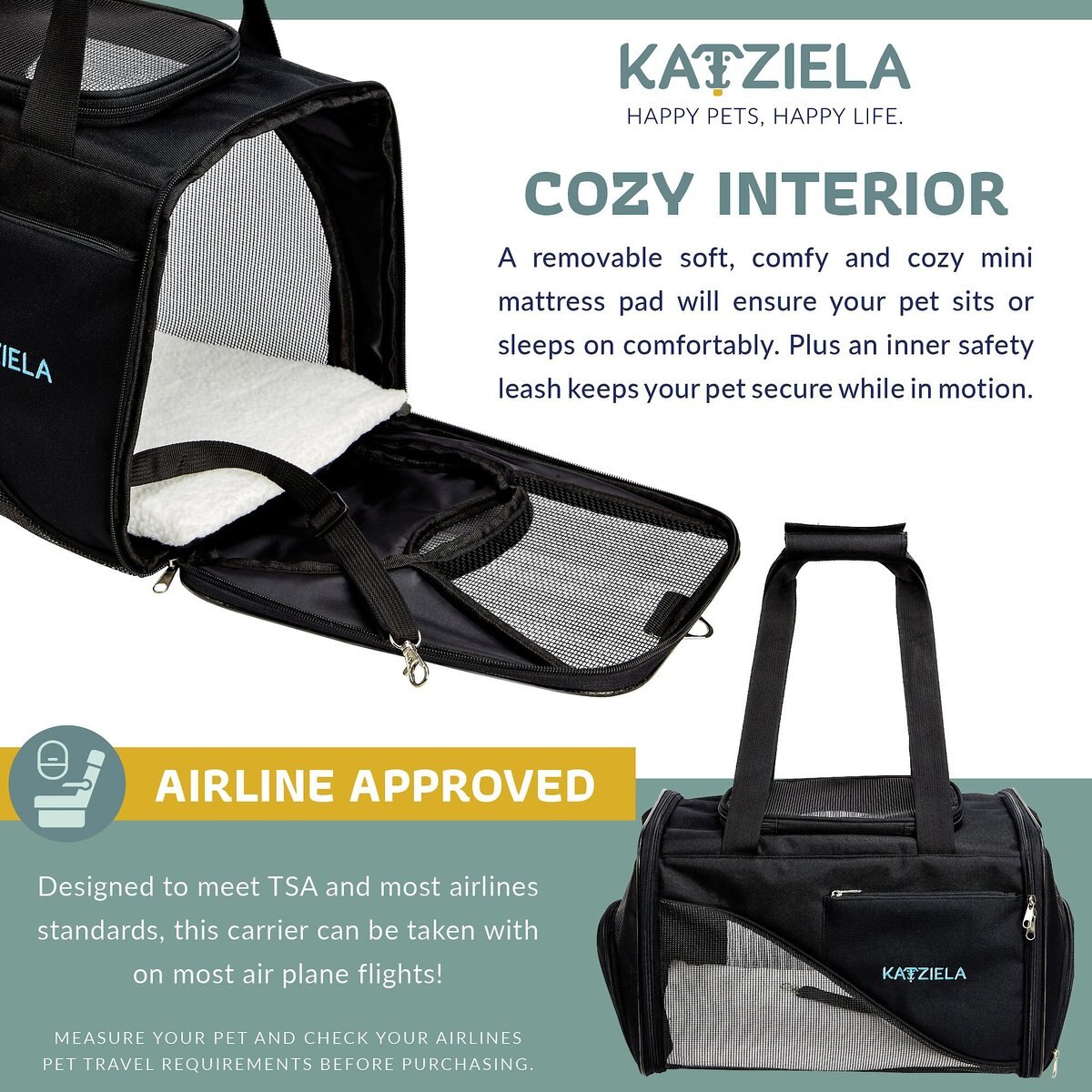 Katziela Safari Sleeper Dog and Cat Carrier