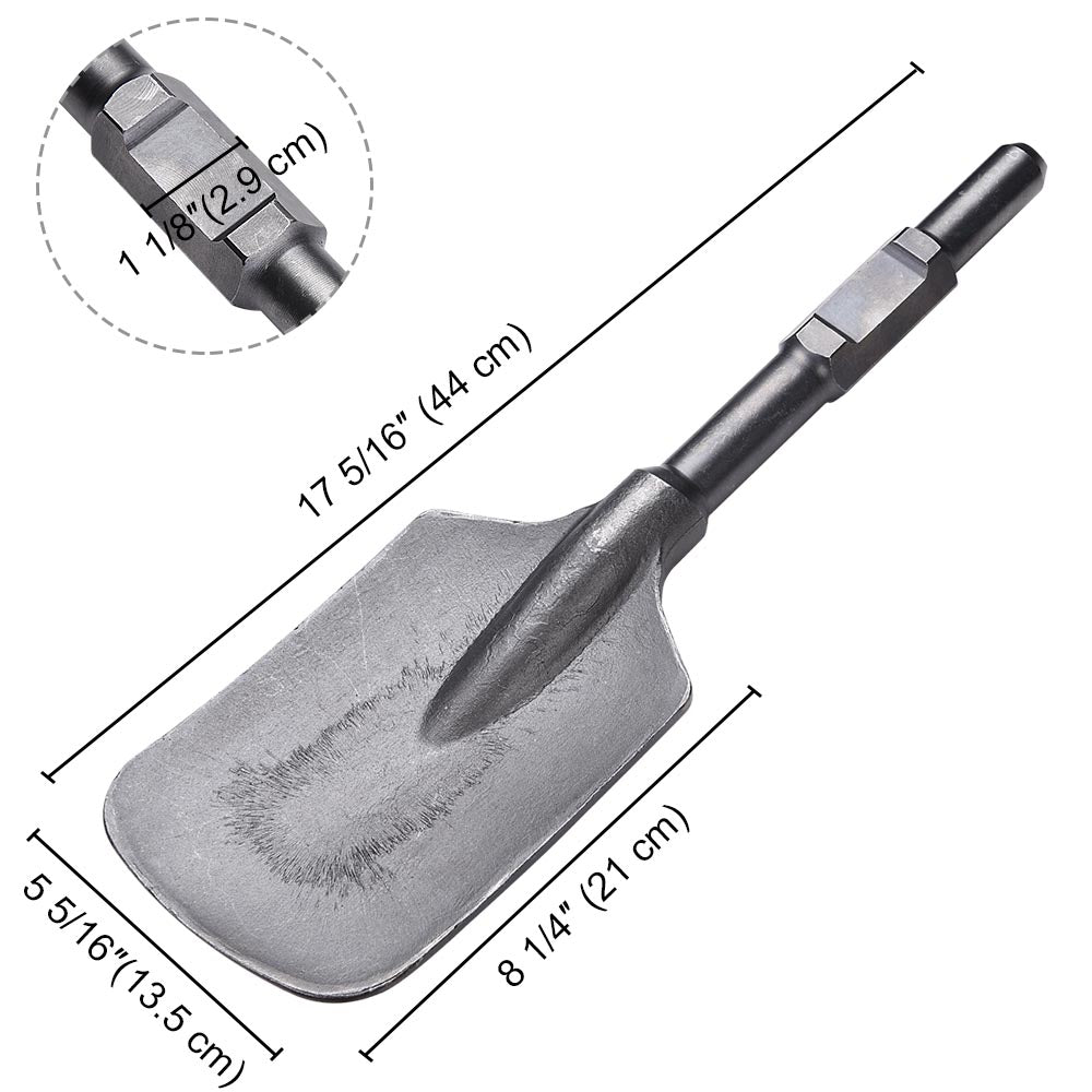 Yescom Electric Jack Hammer Clay Spade Demolition Bit 1-1/8