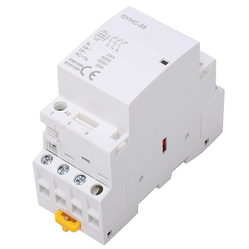 220v Household Ac Contactor 3p25a  3no 50hz Ip40 Selv 500vac Insulation Voltage