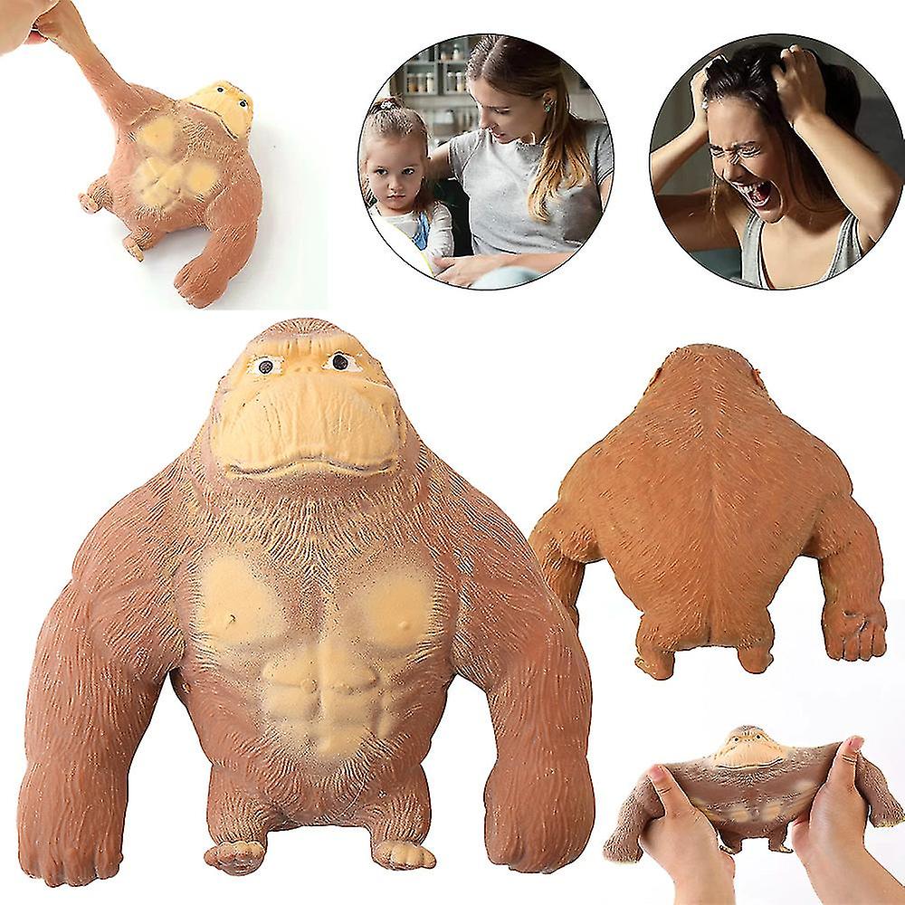 Gorilla Squeeze Fun Monkey Toy Stress Anxiety Relief Sensory Toys Kids Adults Christmas Gift