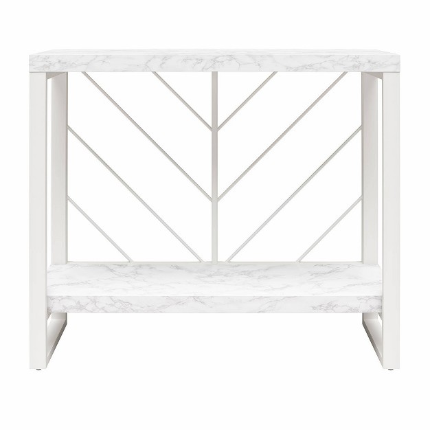 Brielle Console Table Marble Cosmoliving By Cosmopolitan