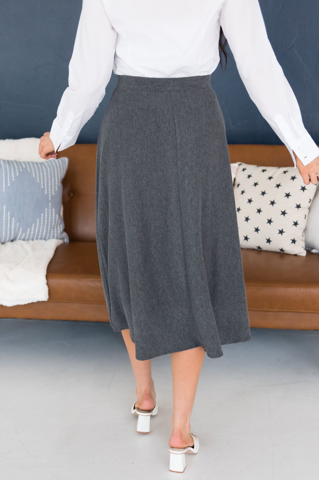 Charming As Ever Modest Circle Skirt