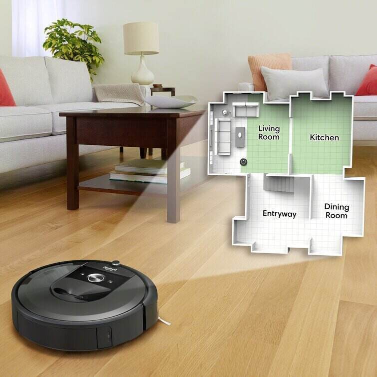 Clearance Sale -iRobot Roomba i7+ (7550) Wi-Fi® Connected Self-Emptying Robot Vacuum