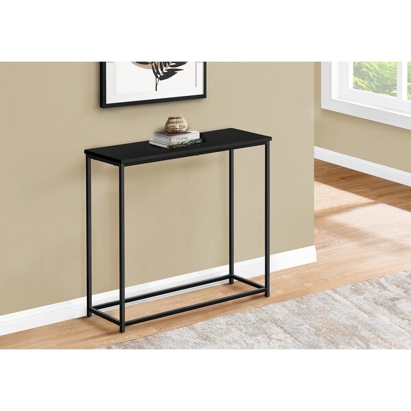 Accent Table， Console， Entryway， Narrow， Sofa， Living Room， Bedroom， Metal， Laminate， Contemporary， Modern