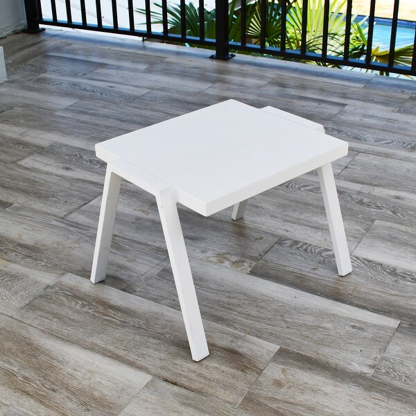 Panama Jack Mykonos End Table with Glass